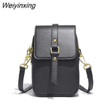 Weiyinxing women shoulder bags genuine leather small handbags casual Ladies crossbody bag Cow Leather Tote Bag For Women Phone Sac