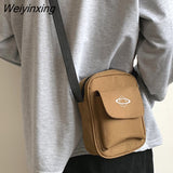 Weiyinxing Women Oxford Cloth Small Shoulder Bag Multicolor Square Bag Single Shoulder Bag Messenger Bag Men And Women Planet Canvas Bag