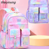 Weiyinxing School Backpacks Waterproof School Bags For Girls Kids Primary Princess Kawaii Crossbody Backpack For 1 Grade Designer