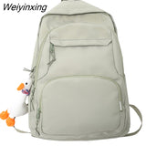 Weiyinxing Cool New College Backpack Fashion Women Laptop Book Bag Girl Travel School Bag Ladies Kawaii Trendy Cute Backpack Student