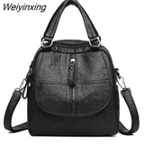 Weiyinxing Women Backpack Purse Waterproof Leather Lightweight Shoulder Bag