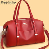 Weiyinxing Women Soft Leather Shoulder Bags Luxury Women's Bag High Quality Ladies Handbag Fashion Female Messenger Bag Large Tote Sac