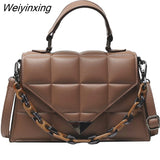 Weiyinxing Luxury Handbags Women's Shoulder Bags Fashion Quality Pu Leather Ladies Messenger Purses Classic Female Crossbody Bag