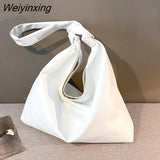 Weiyinxing color Style Shoulder Bags Women PU Leather Large Capacity Fashion New Casual Totes Soft Portable Messenger Handbags