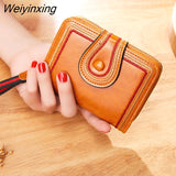 Weiyinxing Women Wallet Coin Pocket 2023 New Hasp Zipper Small Purse Cards Holders Luxury Brand Coin Purse Designer Purse Textured Wallet