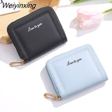 Weiyinxing Fashion Women Cute Cartoon Wallet Small Zipper Girl Brand Designed Pu Leather Coin Purse Female Card Holder Hand Wallet