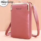 Weiyinxing Multi Functional Women Bag Touch Screen Mobile Bag Wallet Casual Fashion Outdoor One Shoulder Messenger Bags for Women 2023