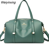 Weiyinxing Women Soft Leather Shoulder Bags Luxury Women's Bag High Quality Ladies Handbag Fashion Female Messenger Bag Large Tote Sac