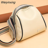 Weiyinxing Genuine Leather Women Handbag Women Bag Designer High capacity Cowhide Women Shoulder bags New Fashion Female Messenger Bag