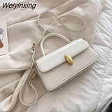 Weiyinxing Small Tote Bag 2023 Hit Spring PU Leather Crossbody Sling Bags Woman Designer Handbag Luxury Brand Shoulder Side Bag