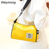 Weiyinxing Genuine Leather Women Handbags Women's bag High Quality Soft Cowhide Female Shoulder Bag Fashion Luxury Brand Messenger Bag