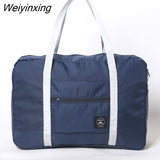 Weiyinxing Oxford Cloth Travel Bags Multi Functional Large Capacity Storage Bag Women Handbag Foldable Convenient Travel Bag