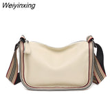 Weiyinxing Genuine Leather Women Handbags Designer Letters First layer cowhide Women Shoulder Bags Fashion Women's Crossbody Tote bags