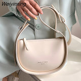 Weiyinxing Design PU Leather Small Shoulder Crossbody Bags for Women Trends 2023 Summer Fashion Brand Wide Strap Ladies Handbags