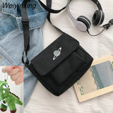 Weiyinxing Crossbody Bags for Girls Cute Handbags Shoulder Cross Canvas Bag Teen Women Messenger Bag Pouch Ladies Hand Bags Purses