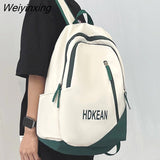 Weiyinxing Lady Waterproof College Backpack Girl Boy Nylon School Bag Men Women Laptop Backpack Fashion Female Leisure Travel Book Bag