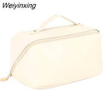 Weiyinxing Portable Storage Makeup Bag Large Travel Organizer Cosmetics Designer Bags Luxury Women Tote Toiletry Bathroom Pouch