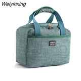 Weiyinxing Lunch Bag New Thermal Insulated Lunch Box Tote Cooler Handbag Bento Pouch Dinner Container School Food Storage Bags