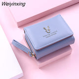 Weiyinxing New Fashion Women's Wallet Short Women Coin Purse Wallets for Woman Card Holder Small Ladies Wallet Female Hasp Mini Clutch