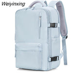 Weiyinxing Women Backpack Women's Large Capacity Backpack Independent Shoe Bag Travel Waterproof Backpack Outdoor Multi-Function Backpack