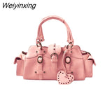 Weiyinxing FASHION Crocodile PU Leather Fashion Shoulder Bags for Women Luxury Designer Crossbody Bag Biker Style Bags for Women