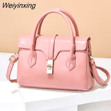 Weiyinxing FASHION Solid Shoulder Bags for Women Designer Purses and Handbags Chic Luxury Crossbody Bags Minimalist Vintage Tote Bags