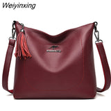 Weiyinxing Purse Ladies Handbags Sac a Main Designer Women Crossbody Bag Vintage Leather Shoulder Bags High Quality Messenger Bags