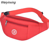 Weiyinxing Chest bag Nylon Waist Bag Women Belt Bag Men Fashion Colorful Bum Bag Travel Purse Phone Pouch Pocket hip bag