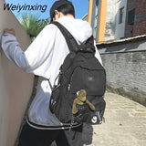 Weiyinxing Quality Multi-pocket Backpack New Women Large Capacity Schoolbag Teenage Casual Classical Girls Student Travel Laptop Bag