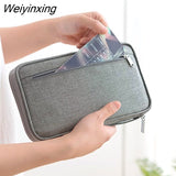 Weiyinxing Travel Wallet Family Passport Holder Creative Waterproof Document Case Organizer Travel accessories Document Bag Cardholder