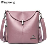 Weiyinxing Women Messenger Bags High capacity Females Leather Crossbody Shoulder Bag Handbag Satchel New High Quality Lady bags Designers