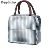 Weiyinxing Bags Portable Zipper Thermal Bag Lunch Bag For Women Portable Fridge Bag Lunch Box Tote Thermal Food Door Bag