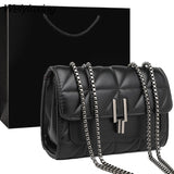 Weiyinxing Designer Bags 2023 Women Leather Chain Crossbody Bags for Women Ladies Handbags Shoulder Bags Messenger Small Square Bag