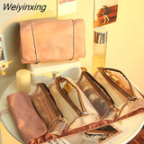 Weiyinxing Nylon Makeup Bag New Portable Large-capacity Four-in-one Portable Folding Travel Cosmetic Storage Toilet Bag