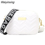 Weiyinxing Lingge Embroidery Small Messenger Bag For Women Trend Luxury Female Shoulder Bag Casual Ladies Crossbody Bags 2023 New