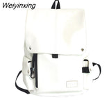 Weiyinxing Quality Women Man Backpack Soft Leather Men's Backpacks Girl Luxury Designer Back Pack Laptop Bag Large Capacity Travel Bag