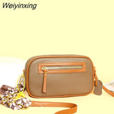 Weiyinxing Quality Natural Cowskin Female Shoulder Crossbody Tote Genuine Leather Bags For Women Casual Simple Small Women's Handbags