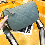 Weiyinxing Quality Natural Cowskin Female Shoulder Crossbody Tote Genuine Leather Bags For Women Casual Simple Small Women's Handbags