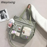 Weiyinxing Waterproof Back Pack Women Cute Large-capacity Crossbody Bags Portable Travel Bag Female Small Badge Сумка-мессенджер