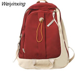 Weiyinxing Fashion Women Backpack Kawaii Girl Leisure Travel Bag Men Cool Rucksack Bookbag for Teenager Schoolbag Laptop Mochila Unisex