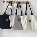 Weiyinxing Nylon Waterproof Canvas Bag Women's One Shoulder Large Capacity College Student Class Bag Handbag Women Tote Bag