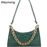 Weiyinxing Casual Women's Totes Shoulder Bag Fashion Exquisite Shopping Bag PU Leather Chain Handbags for Women 2023 Free Shipping