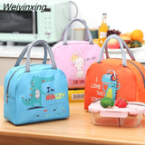 Weiyinxing Portable Fridge Thermal Bag Women Children's School Thermal Insulated Lunch Box Tote Food Small Cooler Bag Pouch