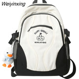 Weiyinxing Ladies Travel Waterproof School Bag Women Mesh Laptop Nylon Student Backpack Female Book Girl College Backpack Leisure