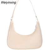 Weiyinxing Women Retro Shoulder Totes Underarm Fashion Trend Top Handle Bag Female 2023 New Small Subaxillary Bags Clutch