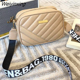 Weiyinxing New Messenger Bag for Women Trend Handbags Embroidered Camera Female Cosmetic Bag Fashion Ladies Crossbody Shoulder Bags