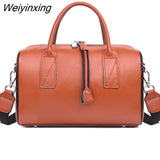 Weiyinxing Genuine Leather Shoulder Bag Women's bag Fashion Luxury Brand Women Handbags High Quality Soft Cowhide Female Messenger Bag