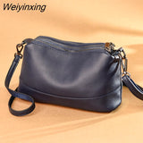 Weiyinxing Fashion Women Genuine Leather Handbags Women's bags Designer Female Shoulder Bags Luxury Brand Cowhide Ladies Messenger Bag