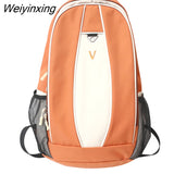 Weiyinxing Boy High Capacity New School Bag Trendy Lady Men Backpack Fashion Male Women Laptop College Backpack Female Travel Book Bag