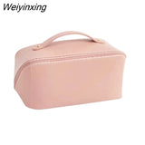 Weiyinxing Portable Storage Makeup Bag Large Travel Organizer Cosmetics Designer Bags Luxury Women Tote Toiletry Bathroom Pouch